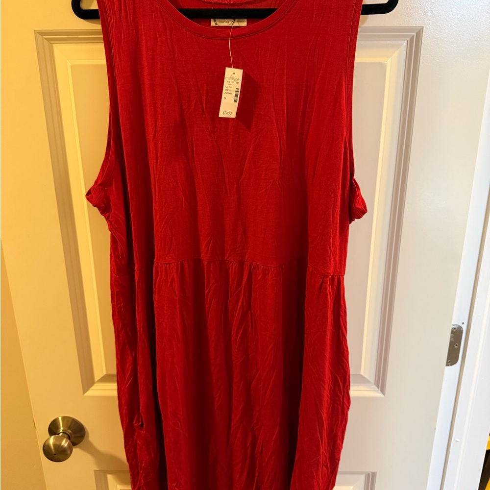 Maurices Red Sleeveless Dress